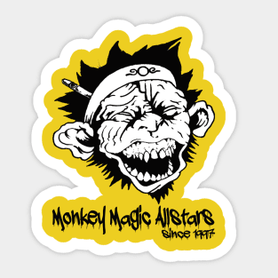 Monkey Magic Allstars Tag Logo Sticker